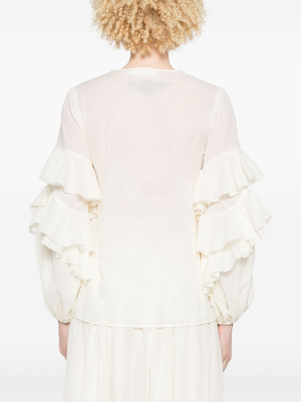 Zimmermann Shirts White Cotton