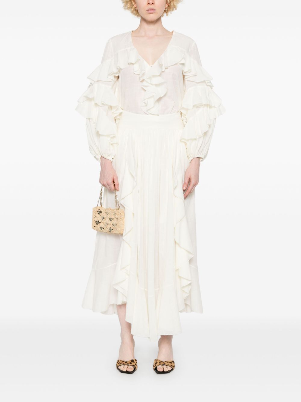 Zimmermann Shirts White Cotton