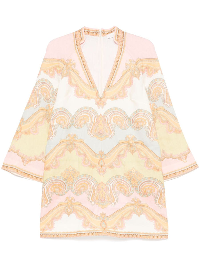 Zimmermann Dresses Golden Linen 100'%