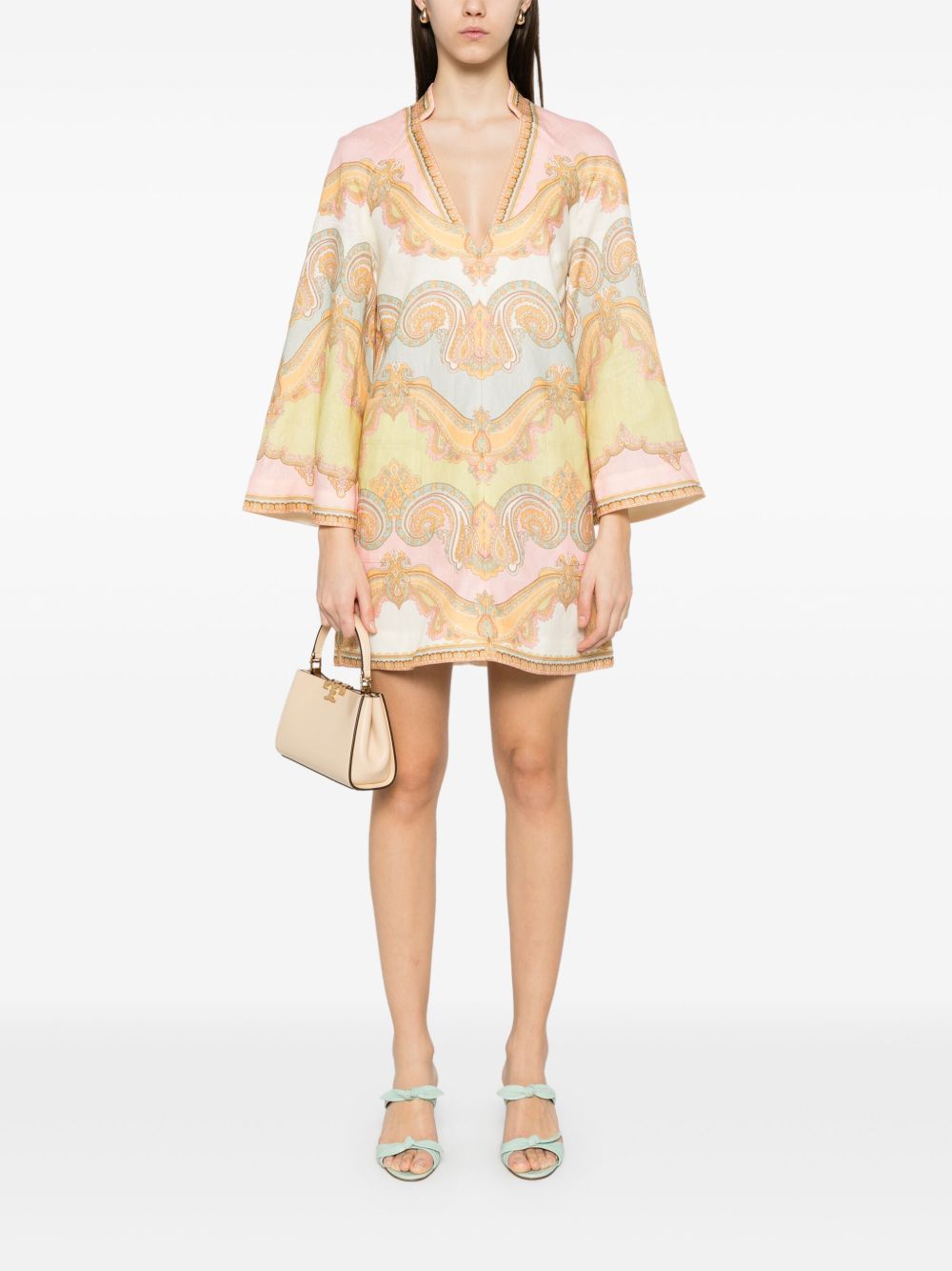 Zimmermann Dresses Golden Linen 100'%