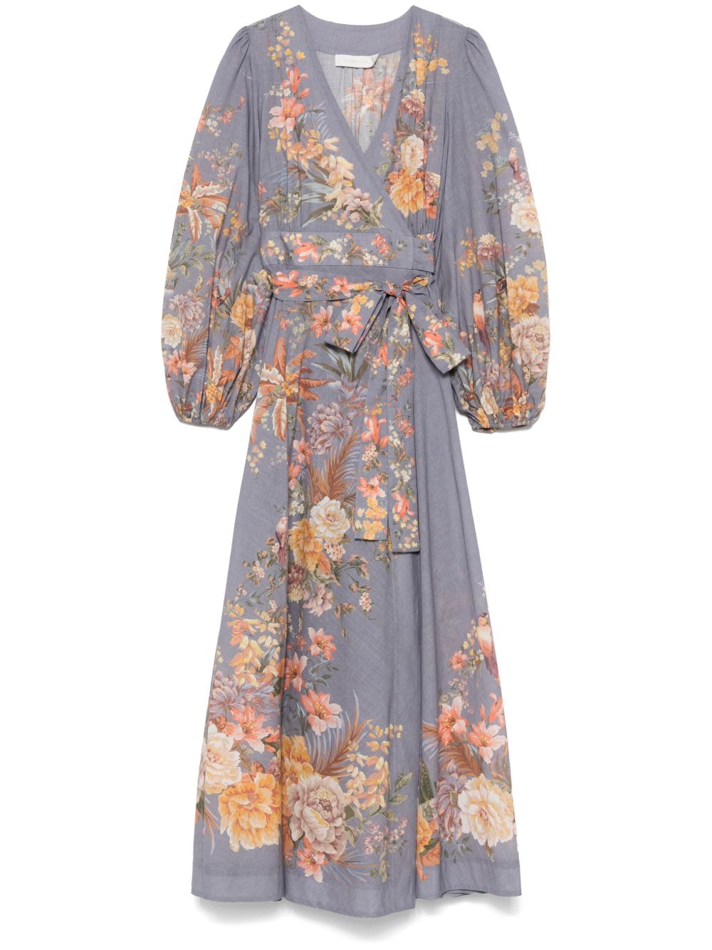 Zimmermann Dresses Grey Cotton