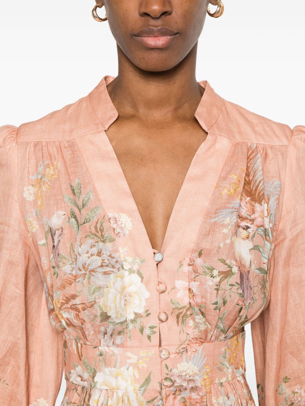 Zimmermann Dresses Pink Cotton