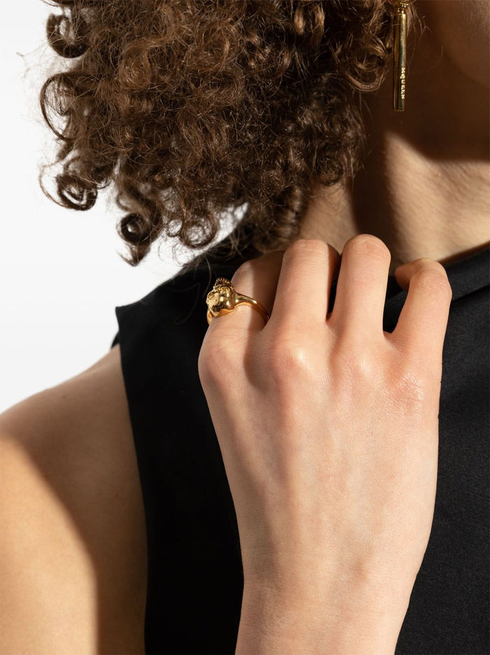 Alexander McQueen Bijoux Golden Eco Brass