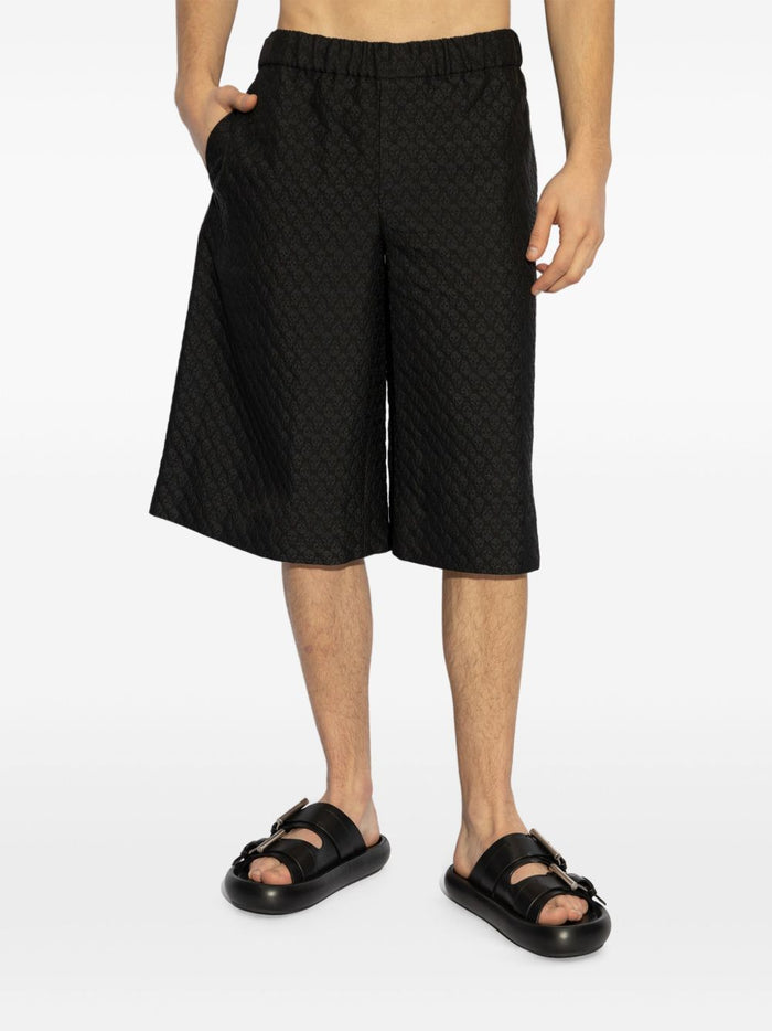 Alexander McQueen Shorts Black Viscose