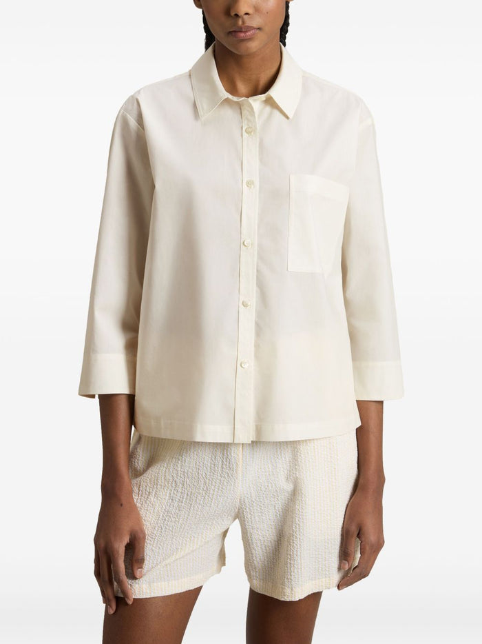 Woolrich Shirts Beige Cotton