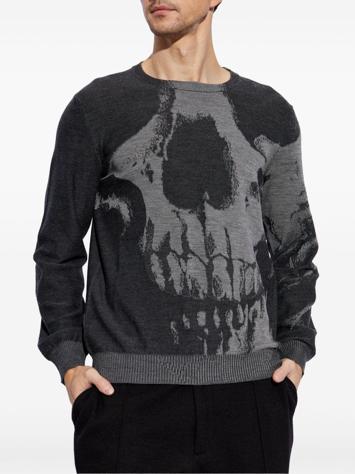 Alexander McQueen Sweaters Grey Wool
