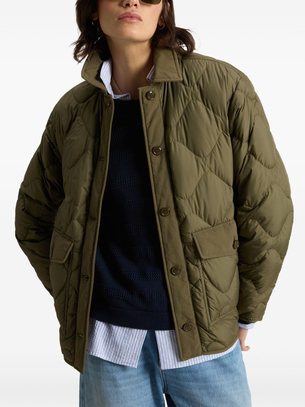 Woolrich Coats Verde Polyamide