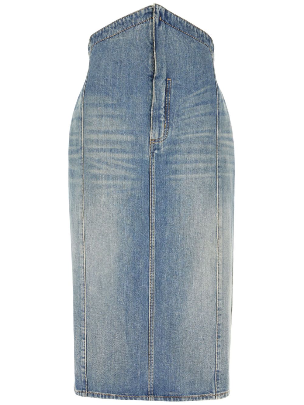 Alexander Mcqueen Skirts Clear Blue Cotton