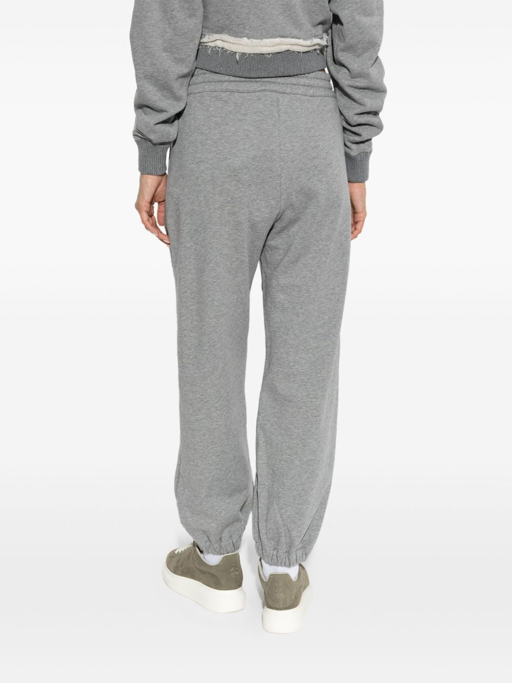 Alexander McQueen Trousers Grey Cotton