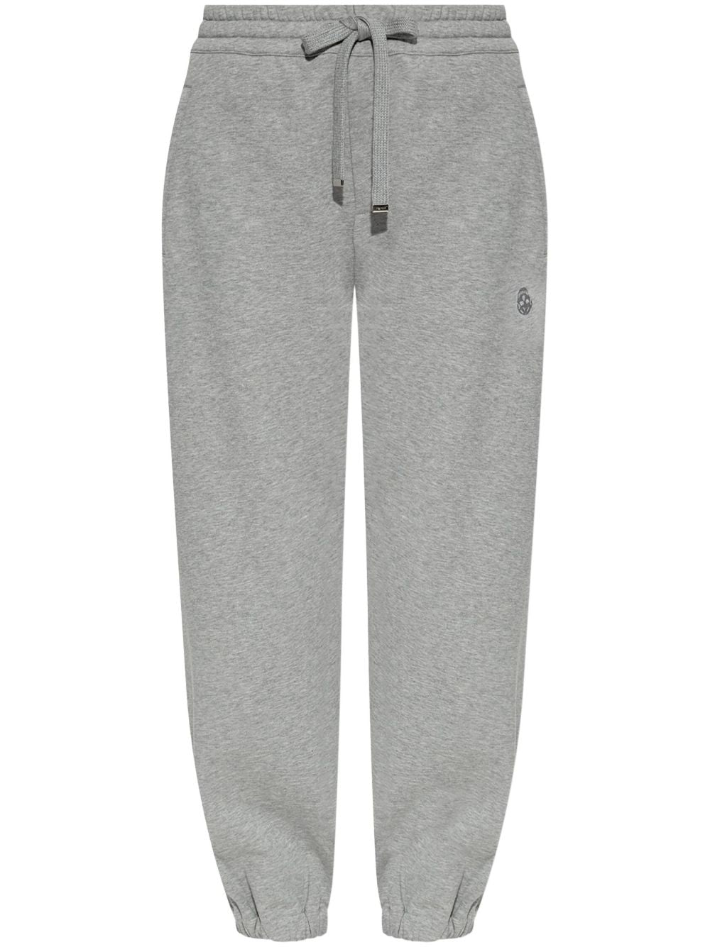 Alexander McQueen Trousers Grey Cotton
