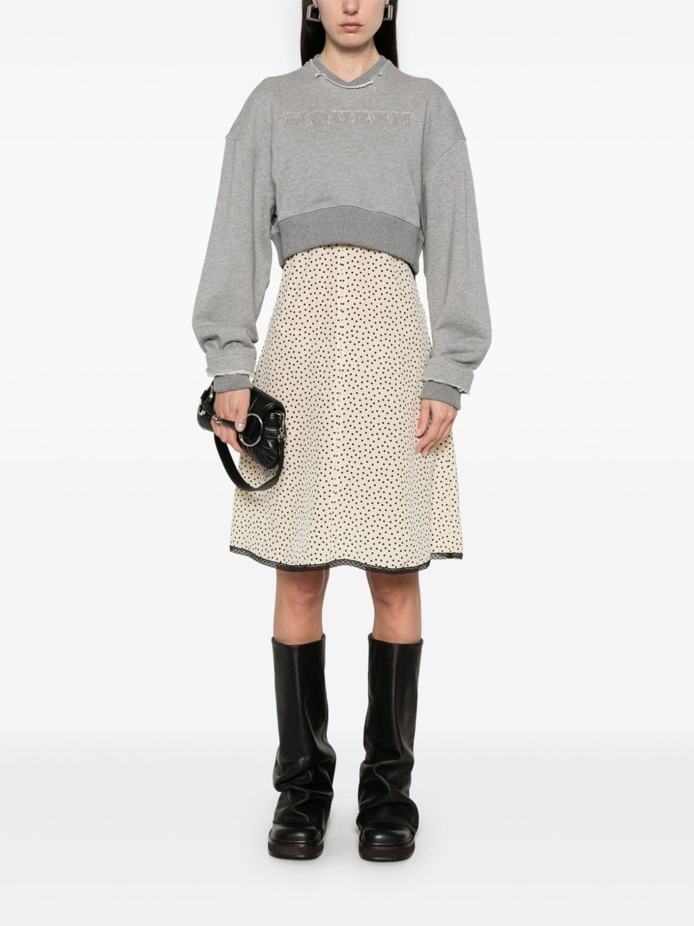 Alexander McQueen Sweaters Grey Polyester