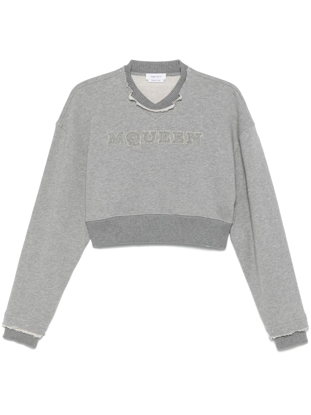 Alexander McQueen Sweaters Grey Polyester