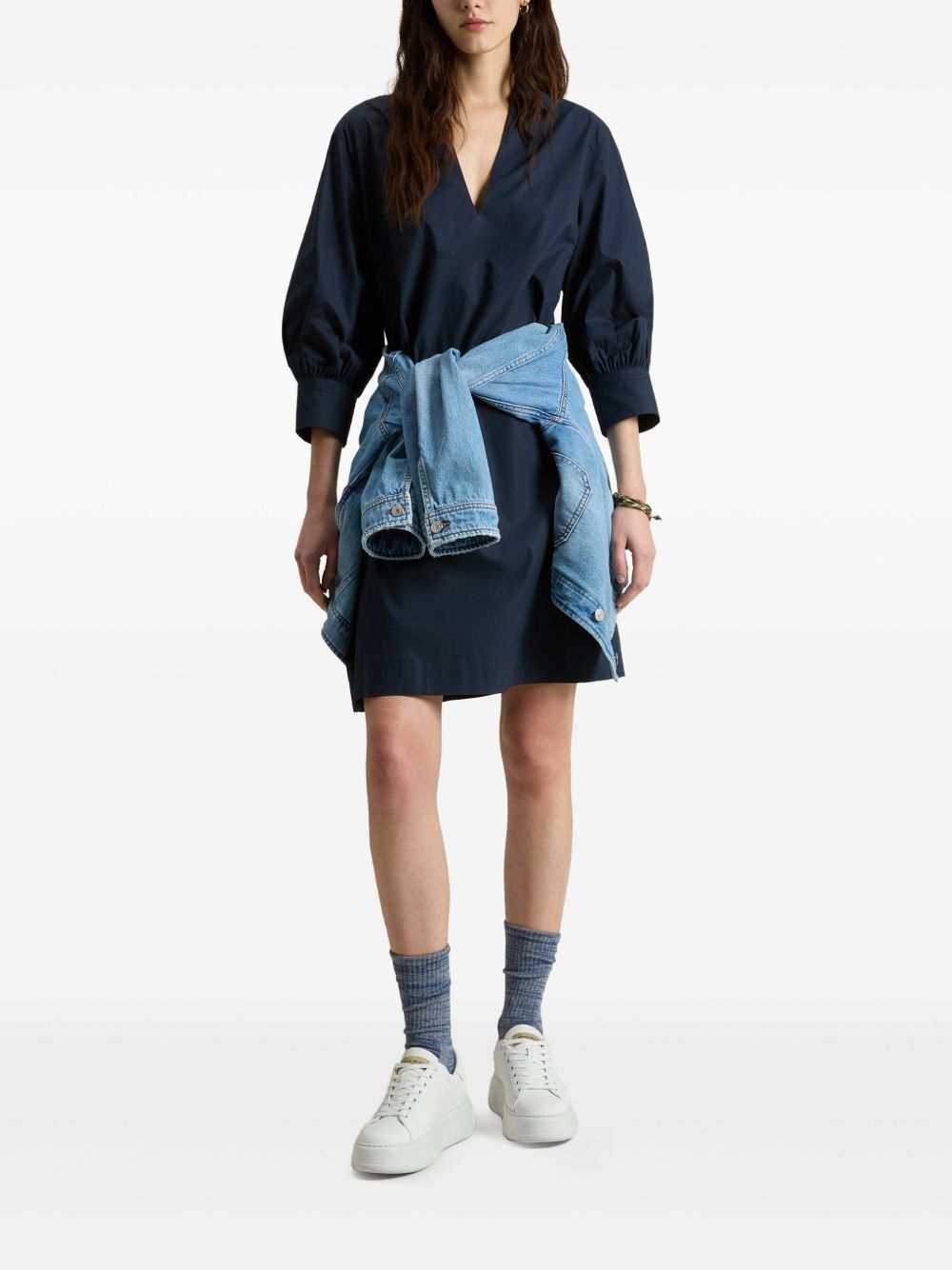 Woolrich Dresses Blu Cotton