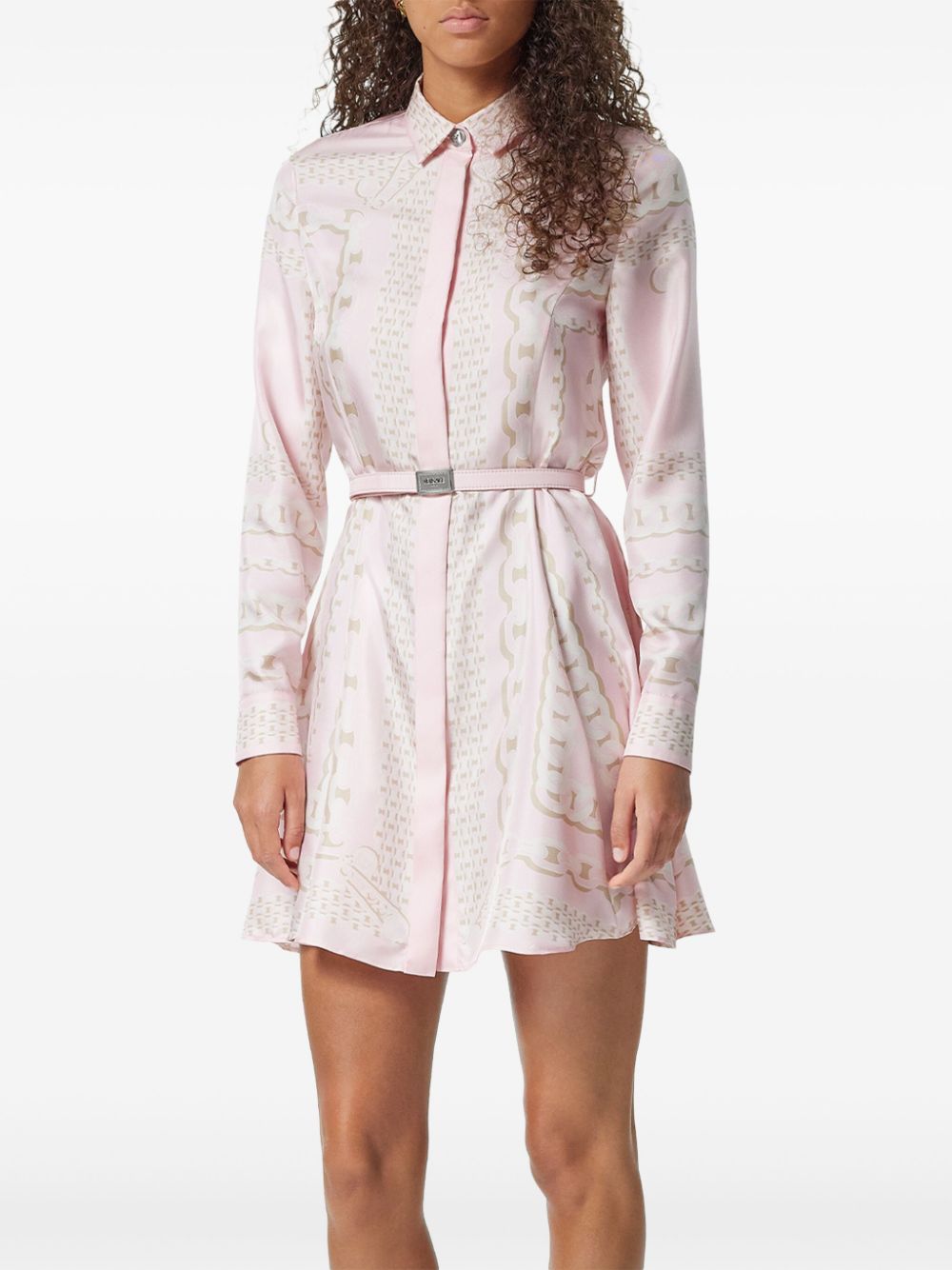 Versace Dresses Pink Silk