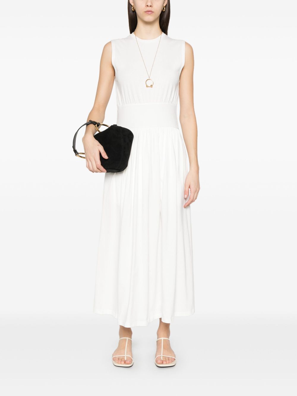 Toteme Main Dresses White Organic Cotton