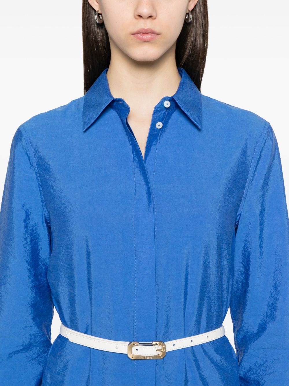 Toteme Main Dresses Clear Blue Silk