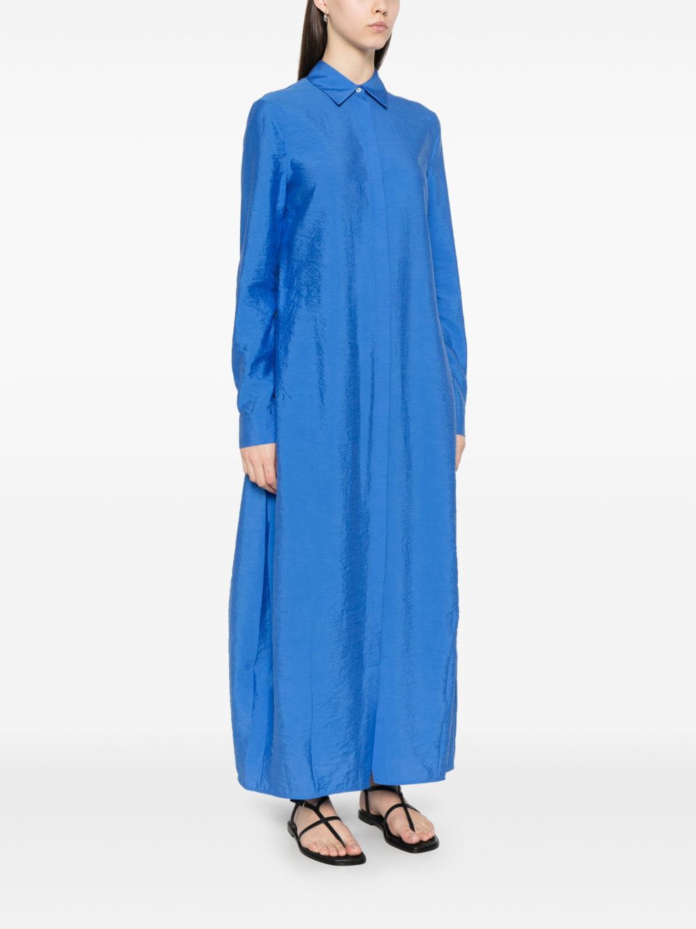 Toteme Main Dresses Clear Blue Silk