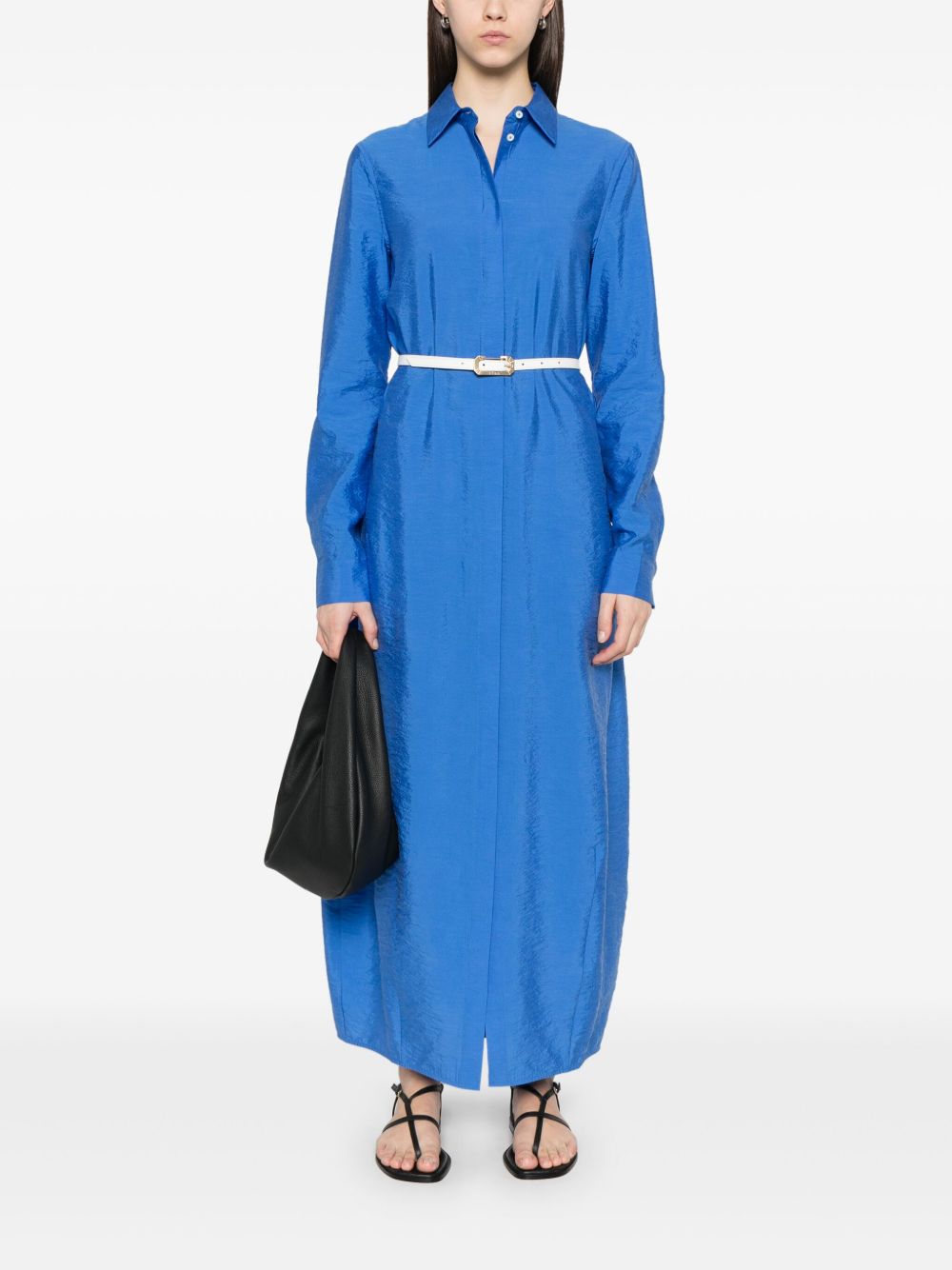 Toteme Main Dresses Clear Blue Silk