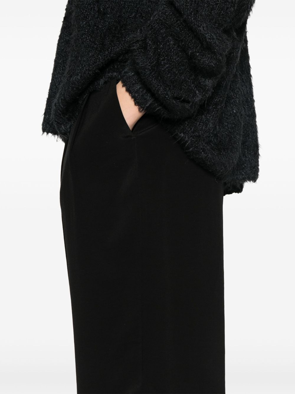 TOTEME MAIN Trousers Black Viscose
