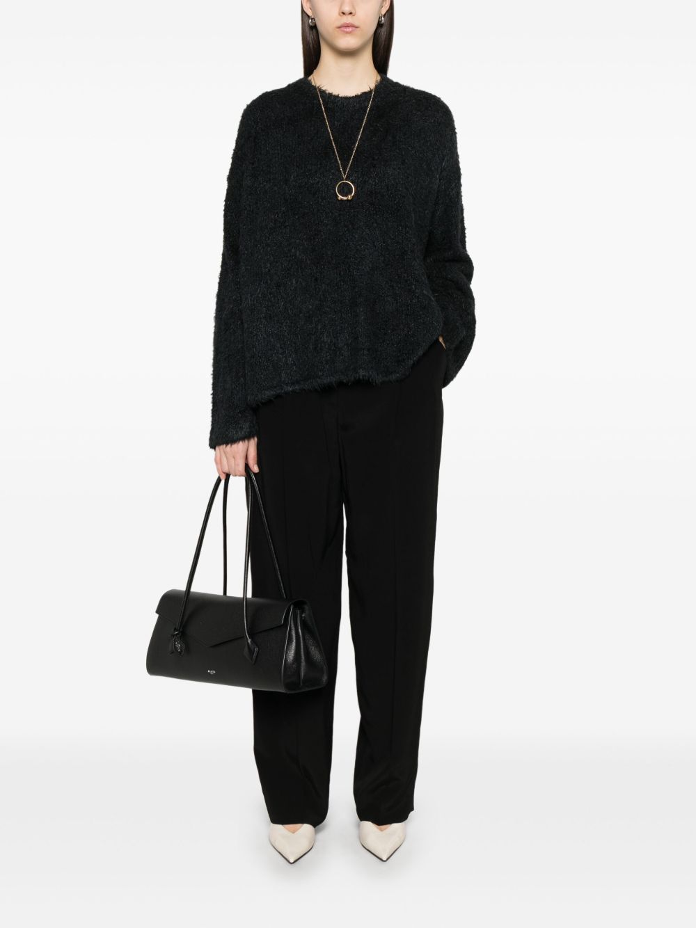TOTEME MAIN Trousers Black Viscose