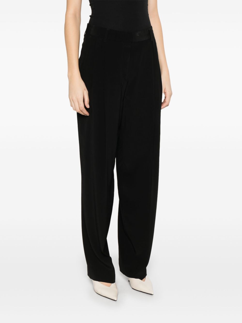 TOTEME MAIN Trousers Black Viscose