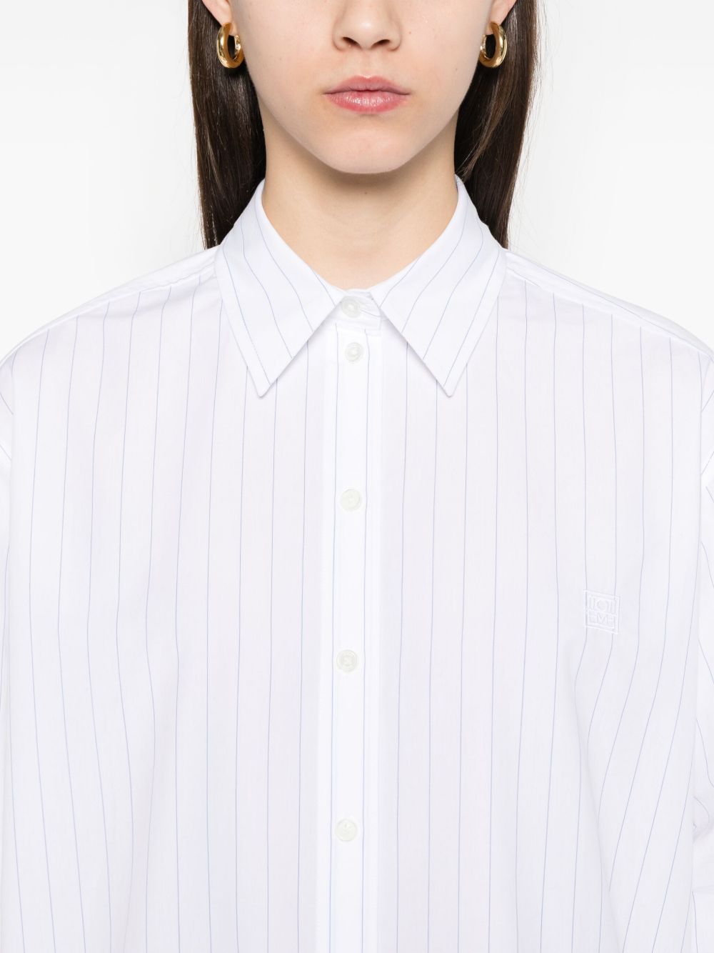 Toteme Main Shirts White Organic Cotton