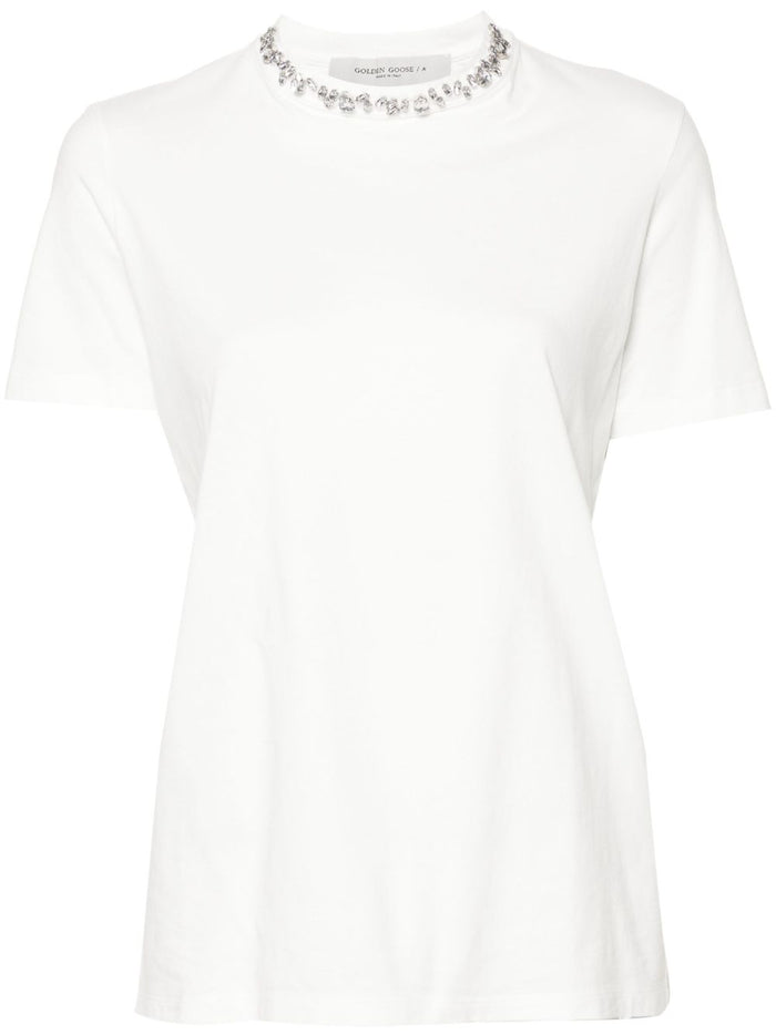 Golden Goose T-Shirts And Polos White Cotton