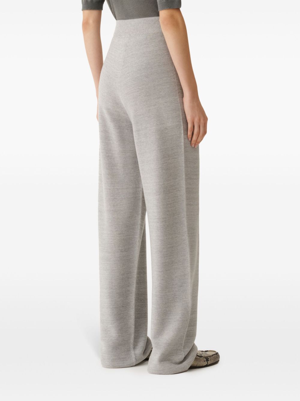 Fabiana Filippi Trousers Grey Cotton Viscose Polyester