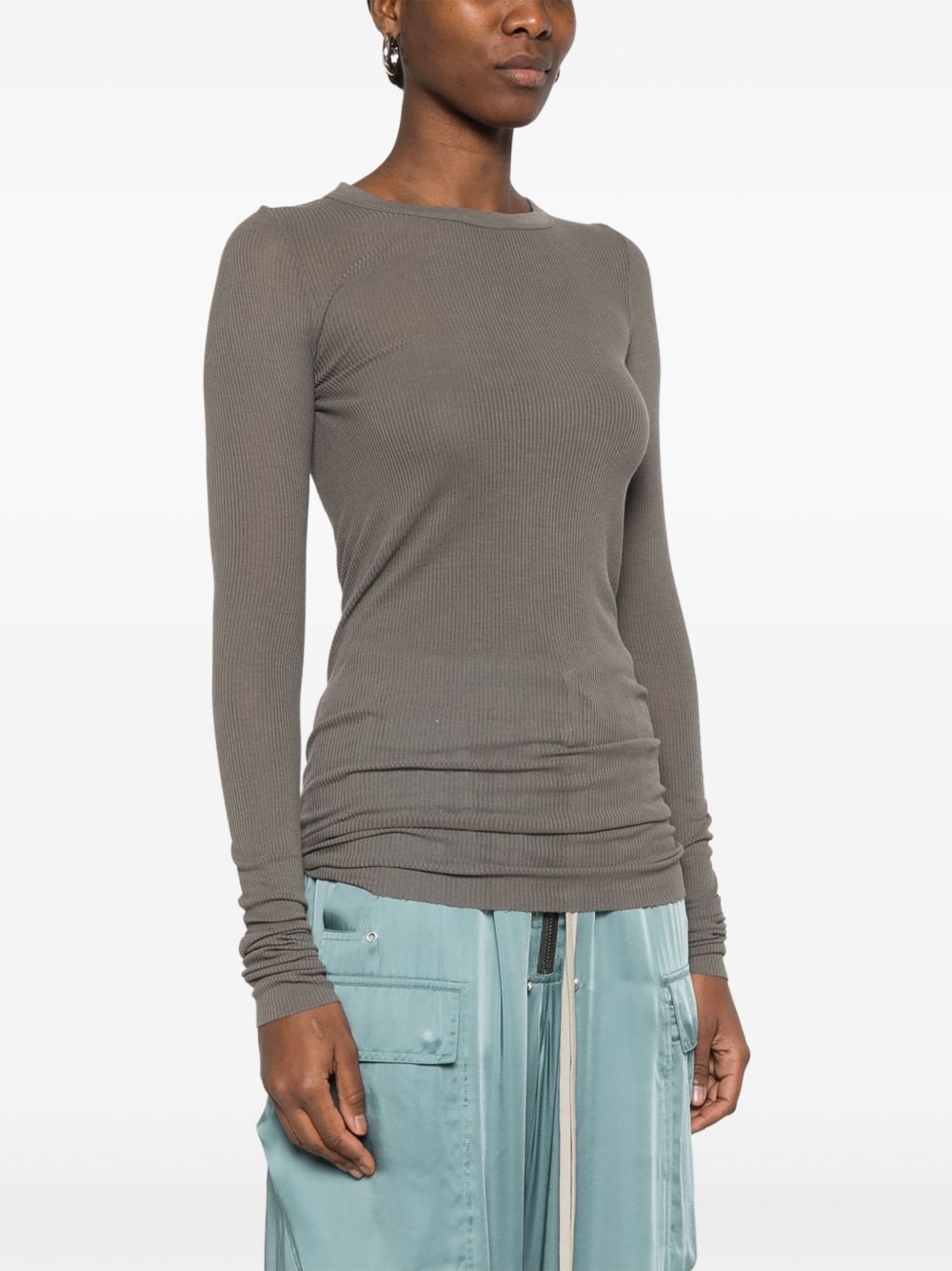 Rick Owens T-Shirts And Polos Grey Viscose