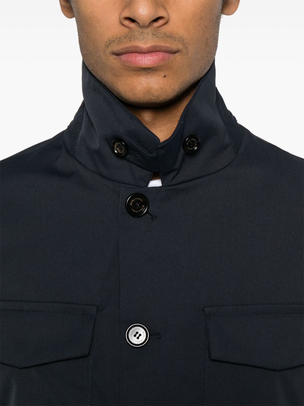 Peuterey Coats Blue Polyester