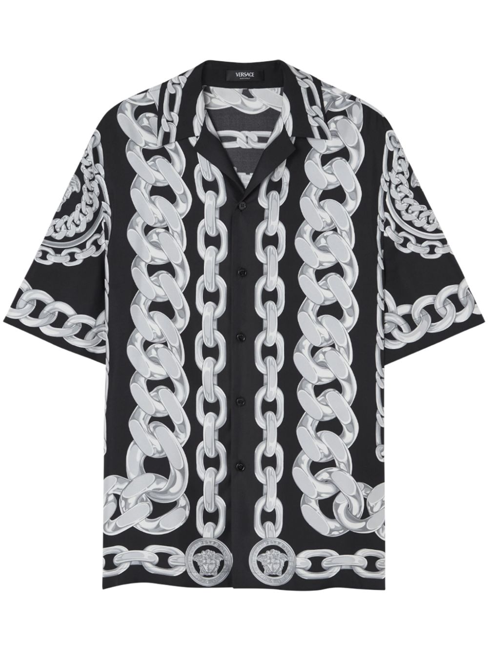 Versace Shirts Black Fabric