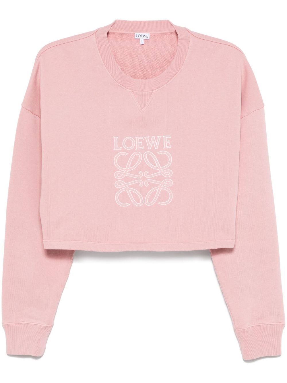 Loewe Sweaters Pink Cotton
