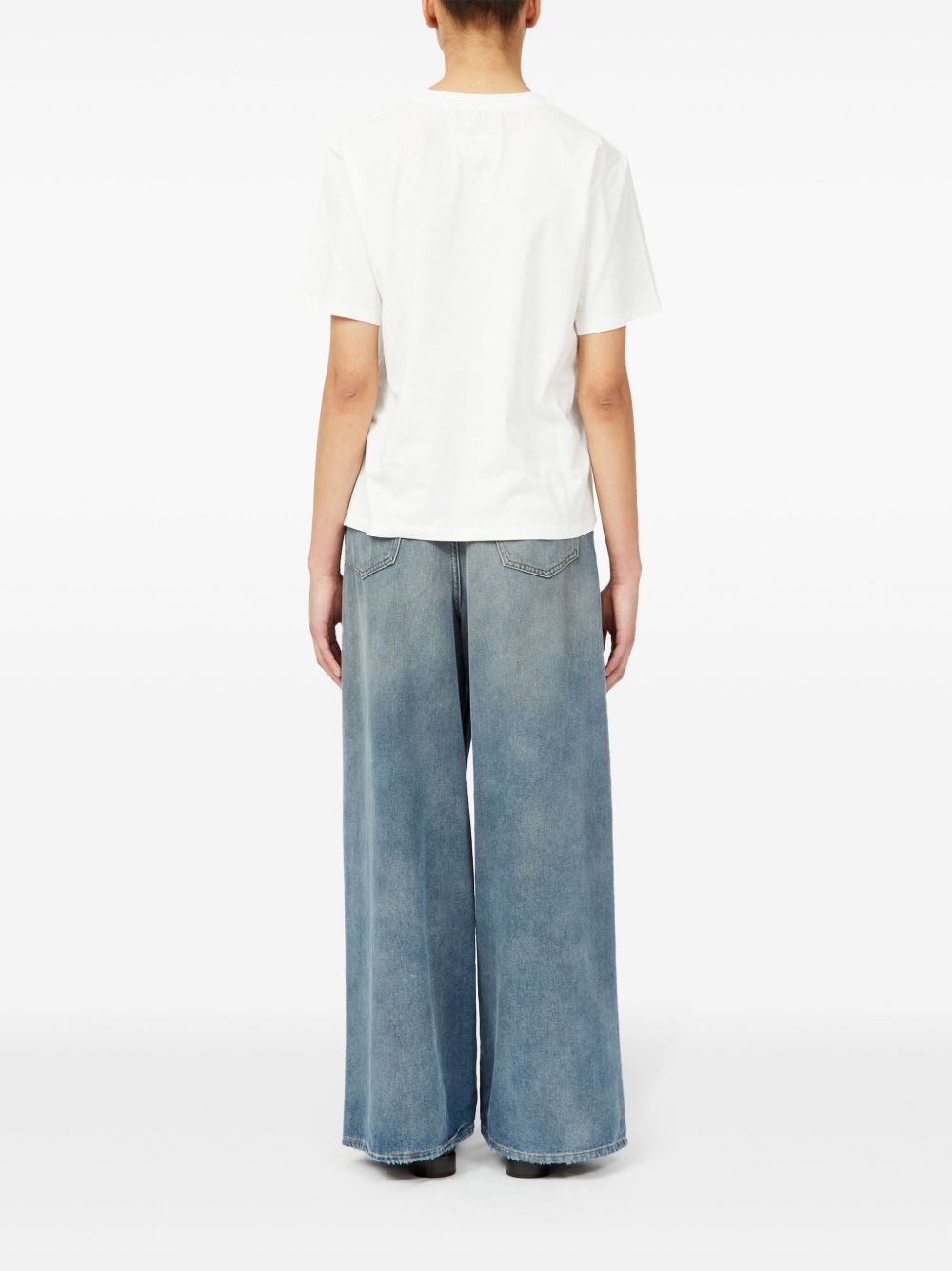 Mm6 Maison Margiela T-Shirts And Polos White Cotton
