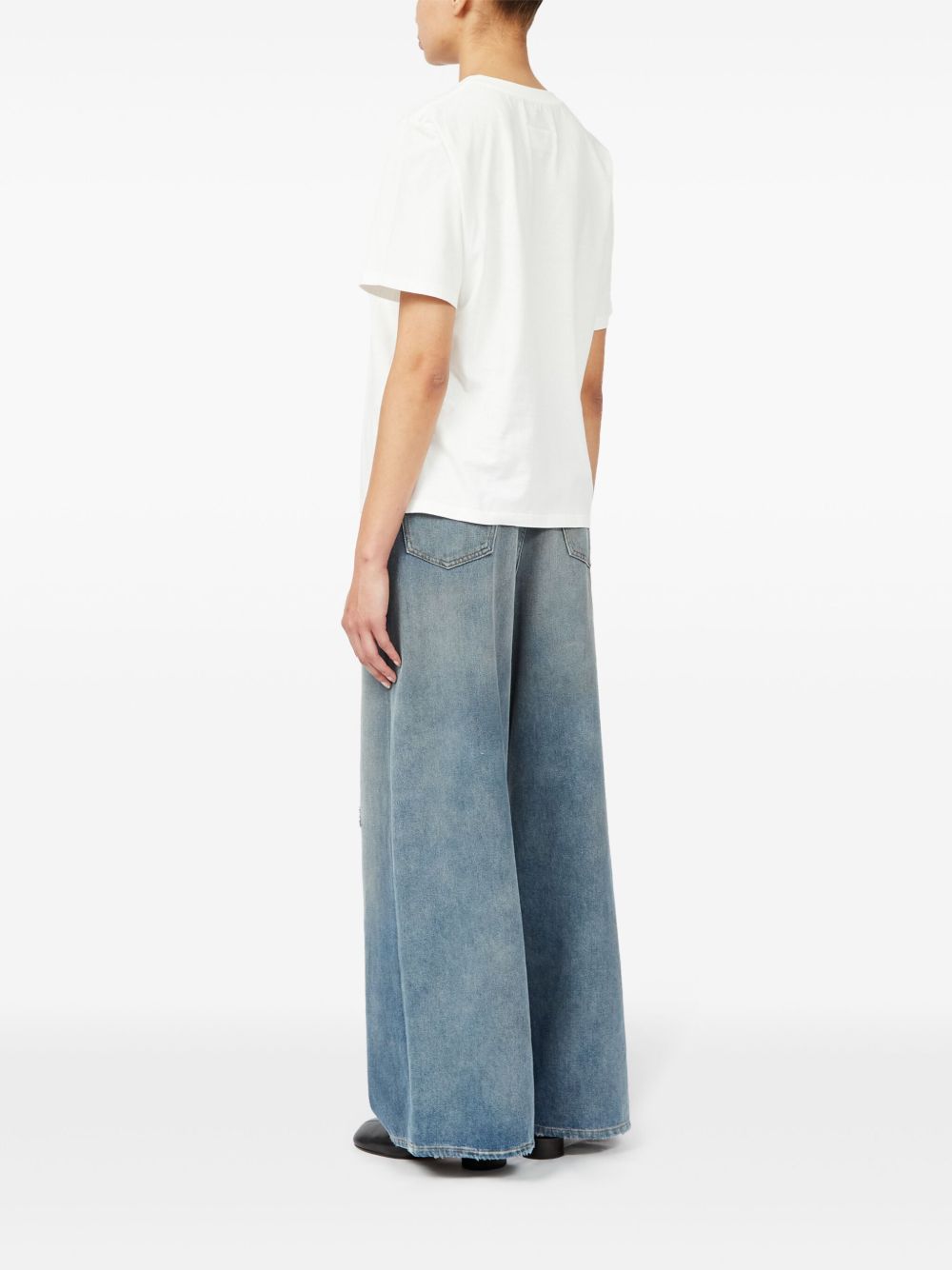 Mm6 Maison Margiela T-Shirts And Polos White Cotton