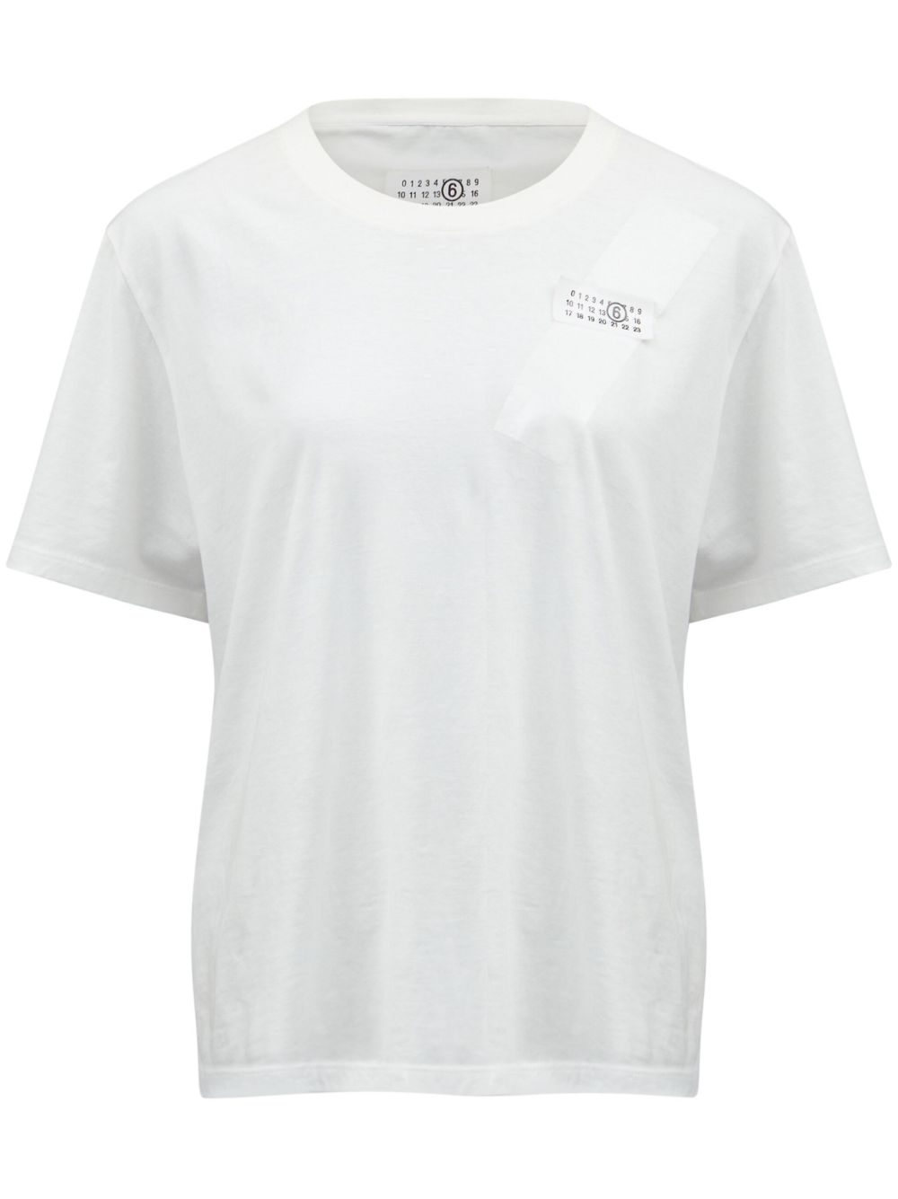 Mm6 Maison Margiela T-Shirts And Polos White Cotton