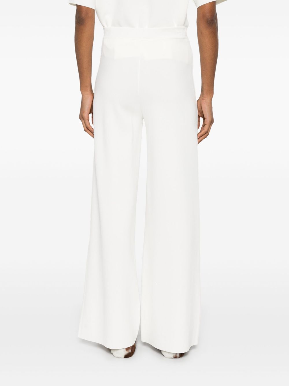 Parosh Trousers Cream Viscose