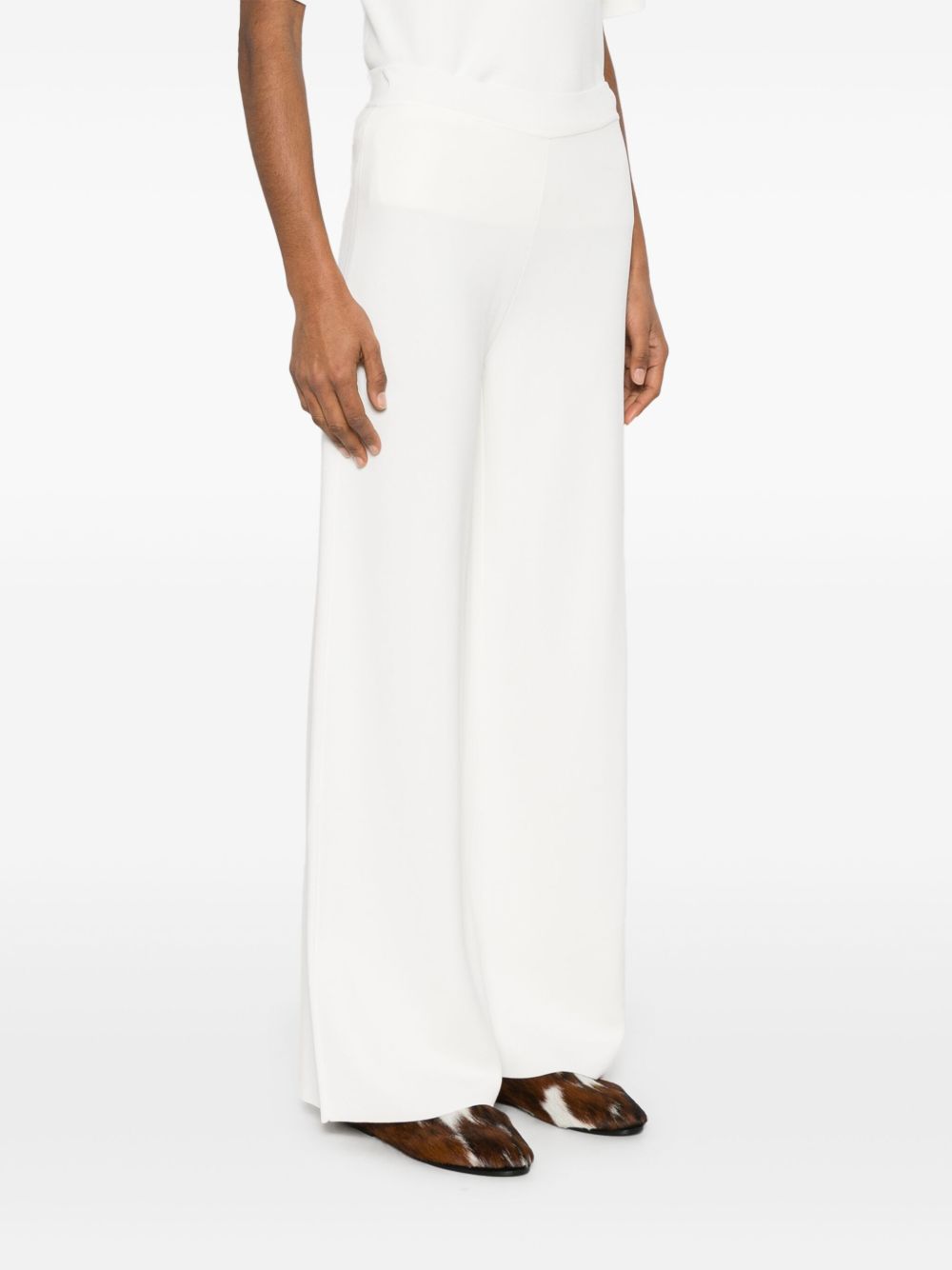 Parosh Trousers Cream Viscose