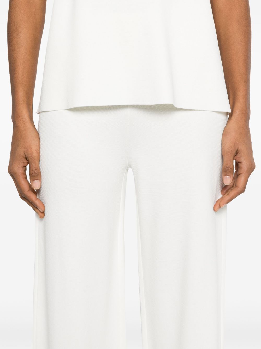 Parosh Trousers Cream Viscose
