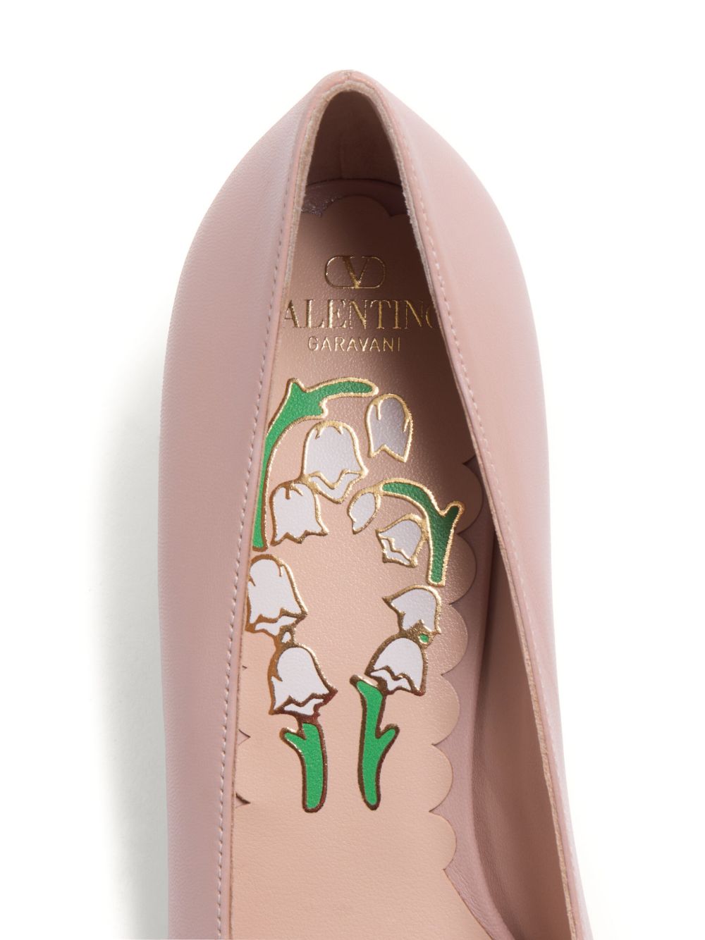 Valentino Garavani With Heel Powder Calf Leather