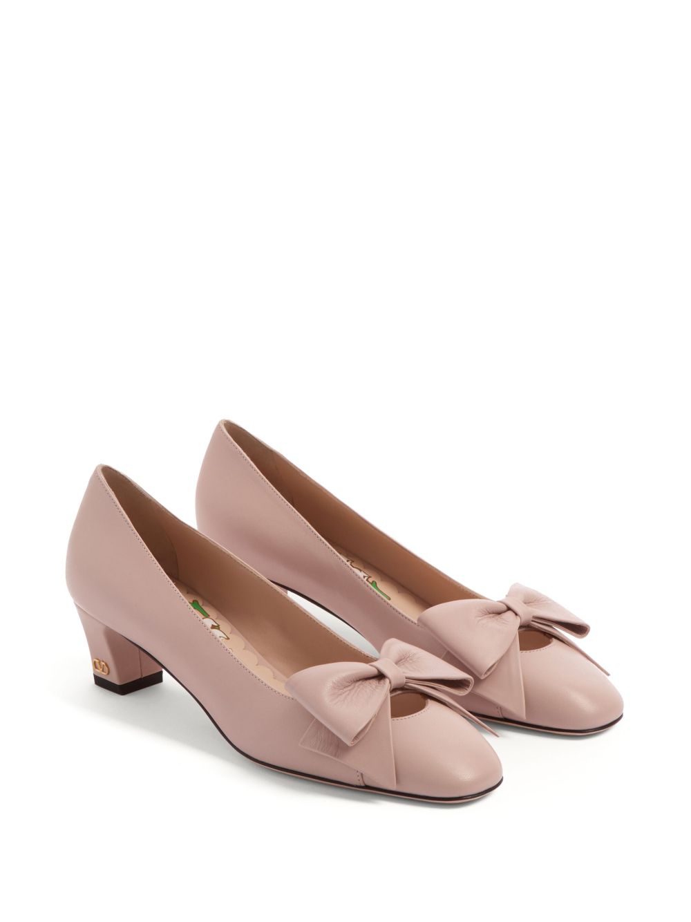 Valentino Garavani With Heel Powder Calf Leather