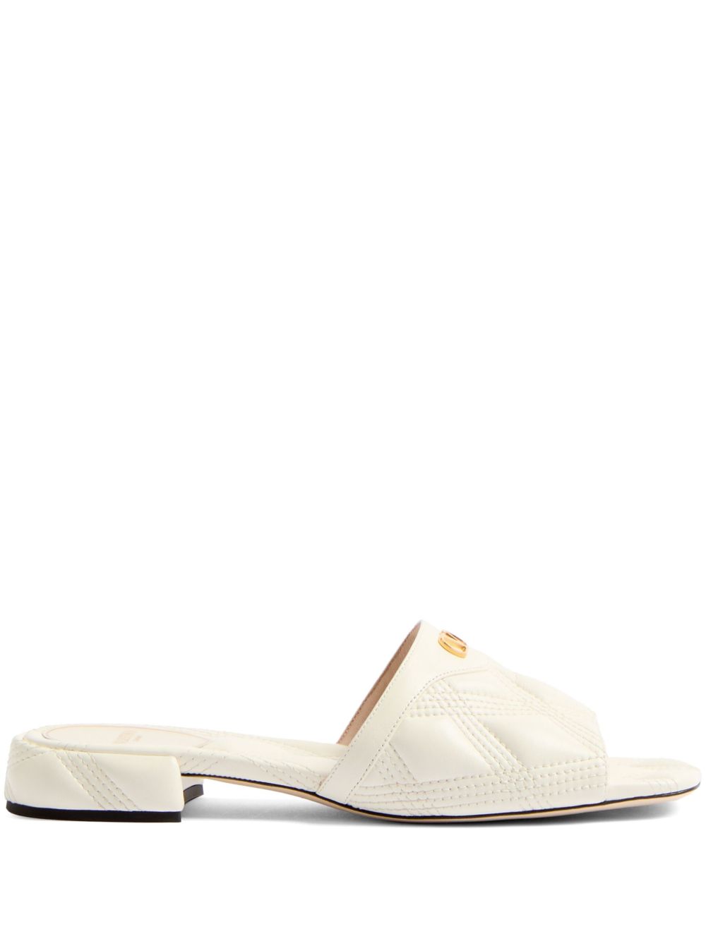 Valentino Garavani Sandals Ivory Sole: Rubber
