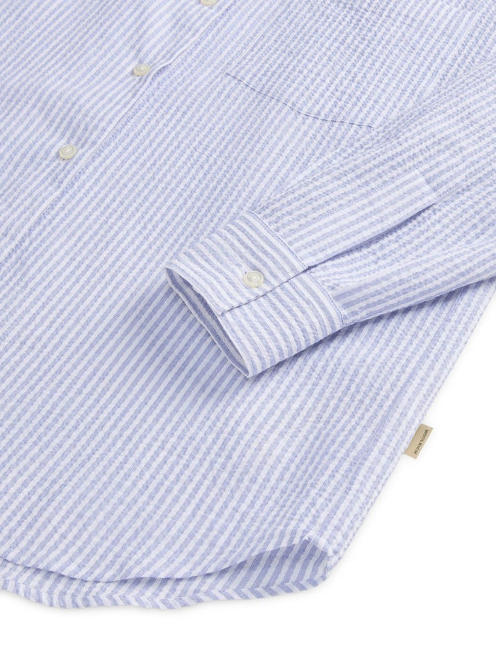 Woolrich Shirts Azzurro Cotton