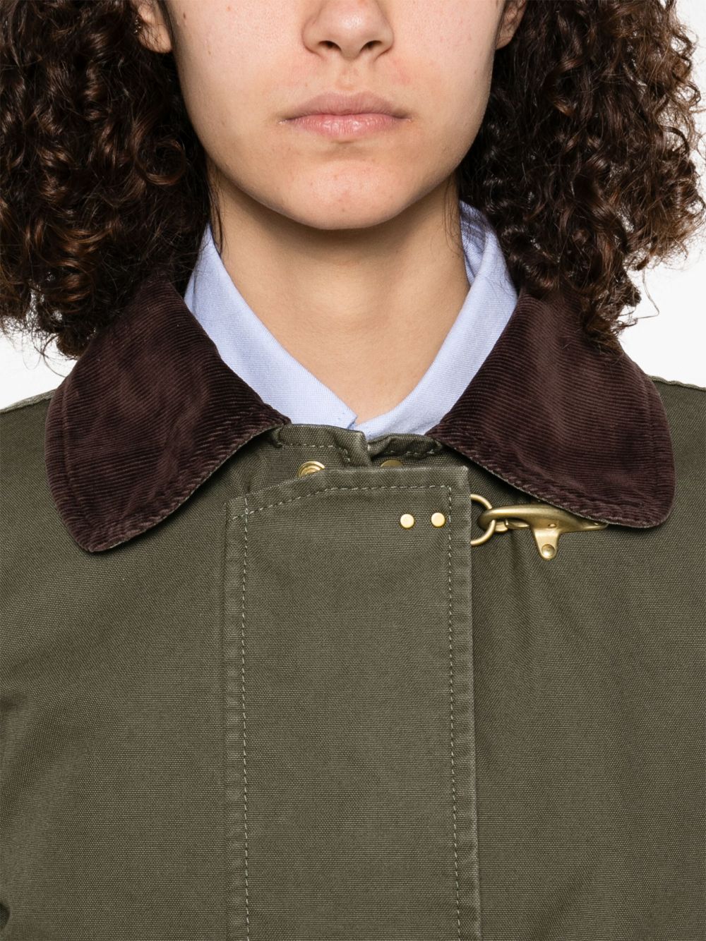 Fay Jackets Green Cotton