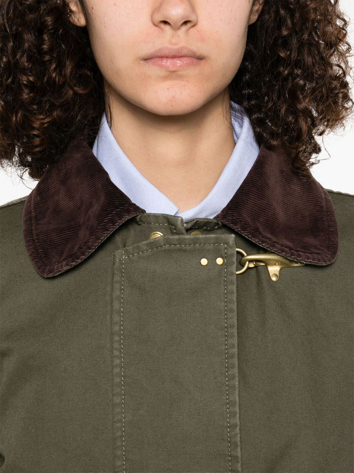 Fay Jackets Green Cotton