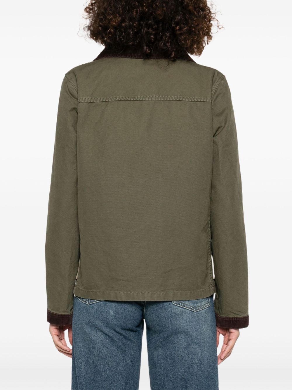 Fay Jackets Green Cotton