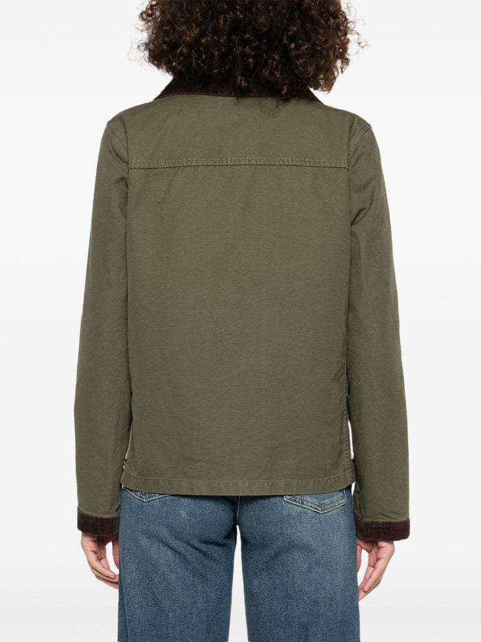 Fay Jackets Green Cotton