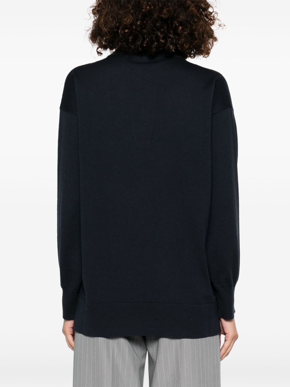 Fabiana Filippi T-Shirts And Polos Blue Wool Cotton