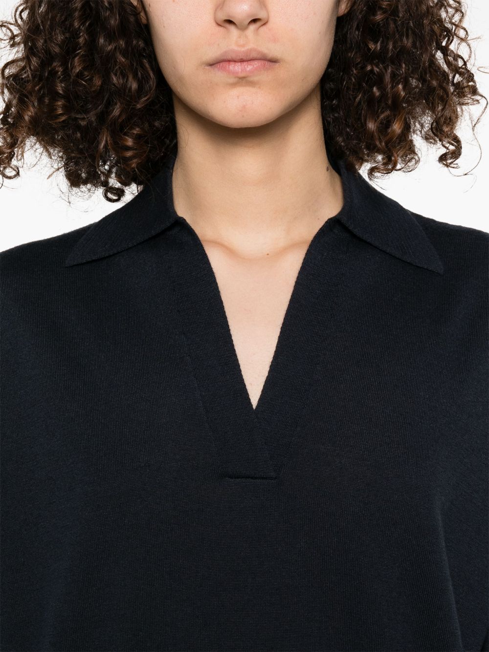Fabiana Filippi T-Shirts And Polos Blue Wool Cotton