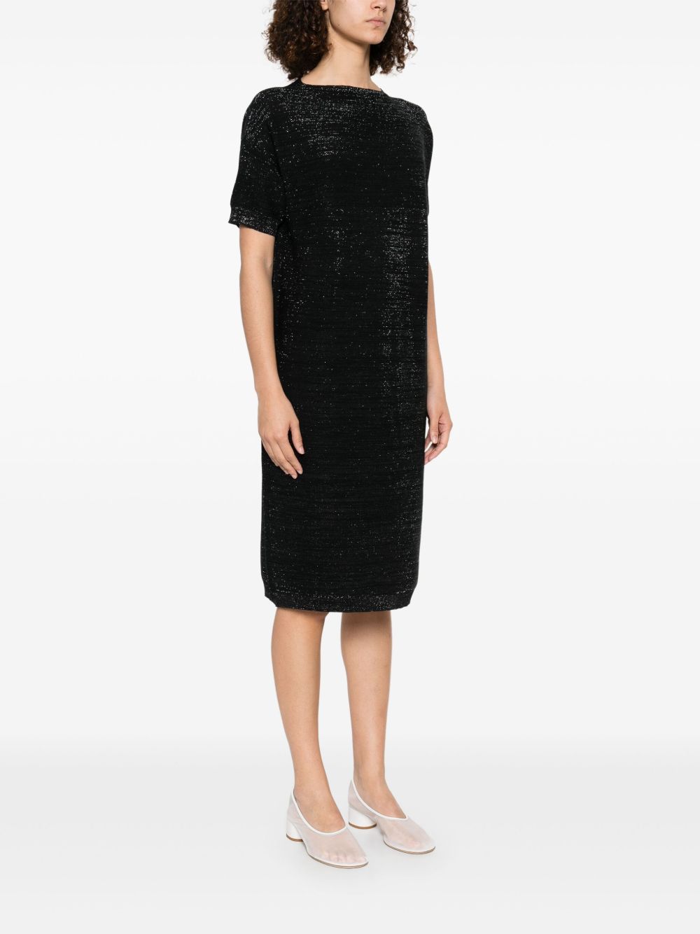 Fabiana Filippi Dresses Black Cotton Viscose Polyester