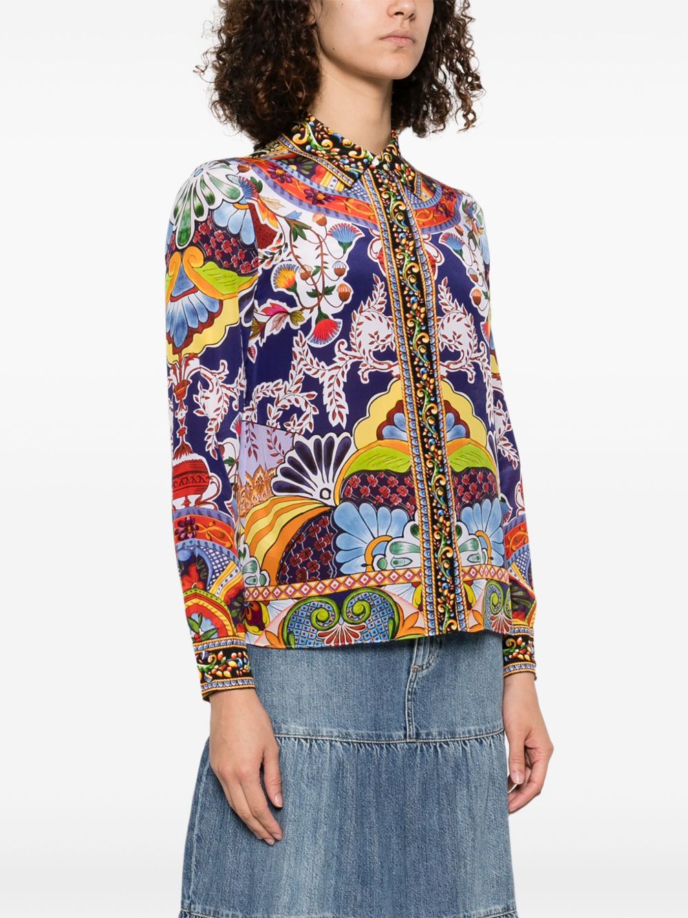 Alice + Olivia Shirts Multicolour Silk